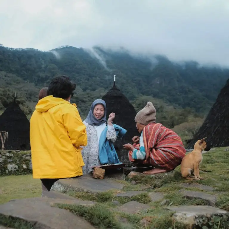 meet with the elder at the wae rebo village