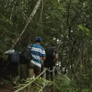trekking track to wae rebo