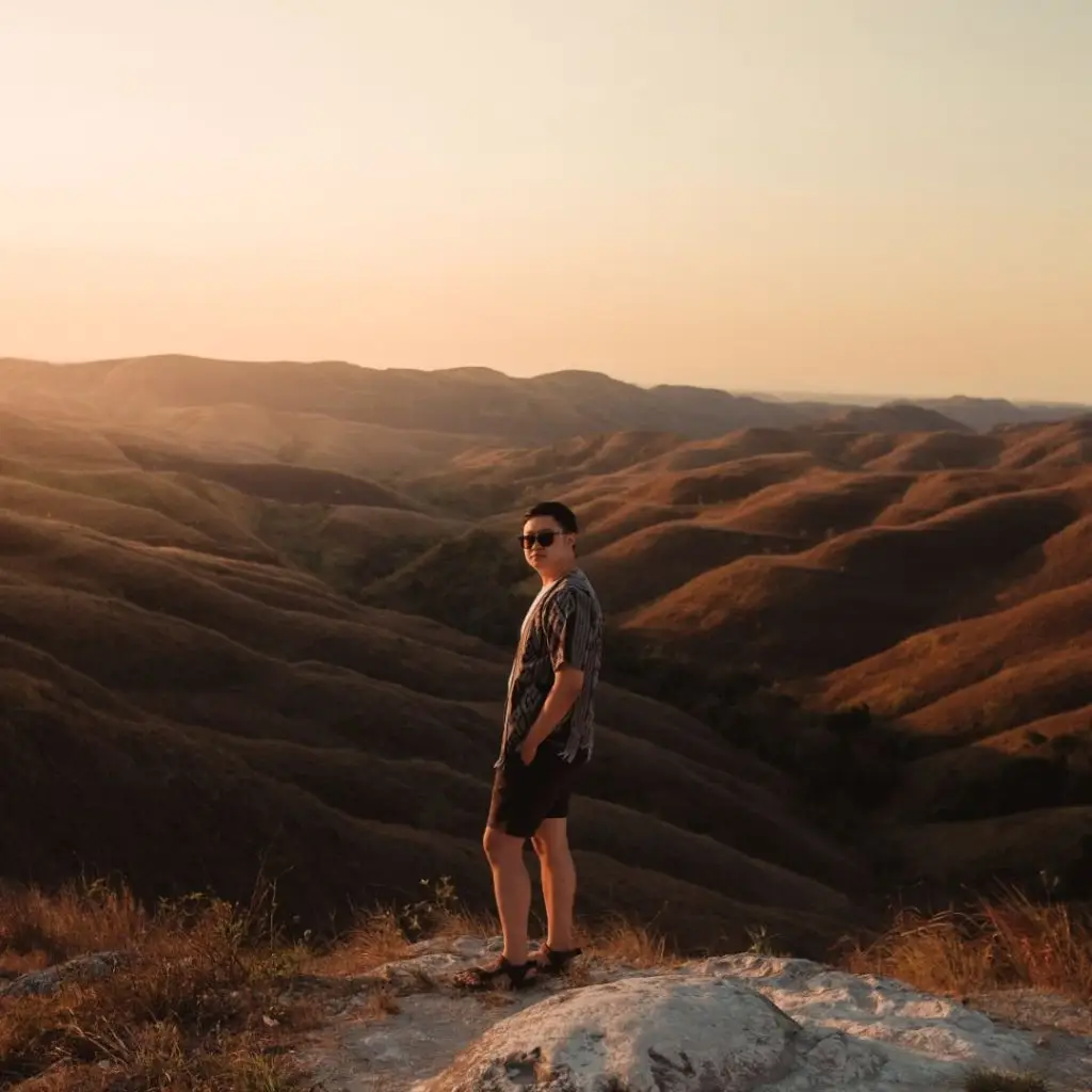 a perfect landscape of tenau hill sumba